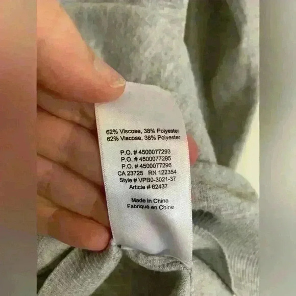 ARITZIA BABATON  GINSBURG HOODIE LIGHT GREY SMALL - Picture 4 of 6